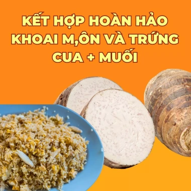 Combo 3 gói Bánh Khoai Môn Trứng Cua Muối 180g - Giá 210.000đ, ngon, ăn vặt