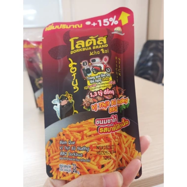 Combo 3 Gói Bim Que Thái Lan DORKBUA 62g - Hàng mới SX VN, phiên bản mới vị cực mới, chỉ 36.000 VND 7