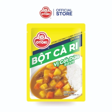 Combo 3 gói Bột cà ri vị cốt dừa Otoki 100g - Giá ưu đãi 93.000 VND