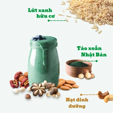 Combo 3 gói Bột gạo lứt ngũ cốc DBFOOD cho tiểu đường, giảm cân an toàn 18g x3, giá 15.000đ