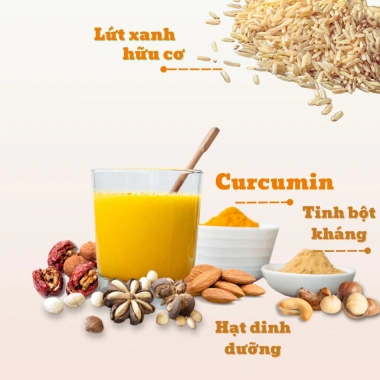 Combo 3 gói Bột gạo lứt ngũ cốc DBFOOD cho tiểu đường, giảm cân an toàn 18g x3, giá 15.000đ