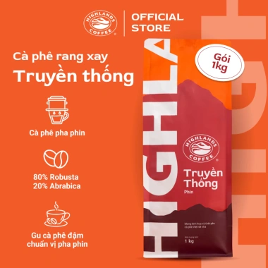 Combo 3 gói Cà phê rang xay Truyền thống Highlands Coffee 200g - Giá chỉ 298.900đ 3 Combo 3 gói Cà phê rang xay Truyền thống Highlands Coffee 200g - Giá chỉ 298.900đ 3