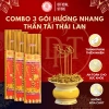 Combo 3 Gói Hương Nhang Thần Tài Tam Đa Cuộn Tàn Đồng Xu – Thơm Lâu, Khói Ít, Thanh Tịnh, Cầu Tài Lộc, Giá 235k