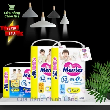 Combo 3 Gói Jumbo Tã Quần Merries Size L-XXL - Giá Ưu Đãi 1.365.000 VNĐ 2 Combo 3 Gói Jumbo Tã Quần Merries Size L-XXL - Giá Ưu Đãi 1.365.000 VNĐ 2