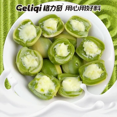 Combo 3 gói Kẹo Geliqi mix vị thơm béo dừa, sữa matcha, cà phê dừa 27g chỉ 14.888đ