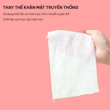 Combo 3 gói khăn mặt khô Gumi - Lau khô, lau ướt, dùng 1 lần, chỉ 109.000đ