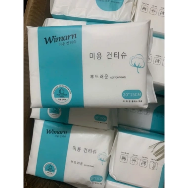 Combo 3 gói Khăn Mặt Khô Wimarn 15x20cm 100% Cotton Siêu Mềm Mịn An Toàn cho Mọi Loại Da - Chỉ 151.000₫ 5