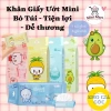 Combo 3 Gói Khăn Ướt Baby Mini Hoạt Hình - Tiện Lợi, 8 Miếng/1 Gói, Giá 42.990₫ 2
