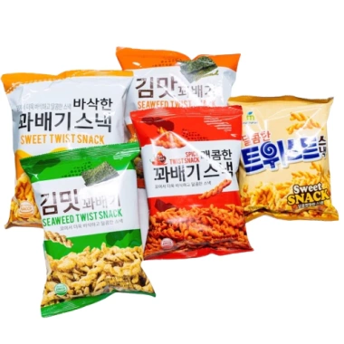 Combo 3 gói Quẩy xoắn 140g nhập khẩu Hàn Quốc - Nhiều vị, giá chỉ 85.000đ