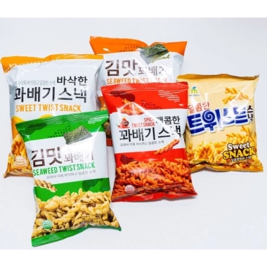 Combo 3 gói Quẩy xoắn 140g nhập khẩu Hàn Quốc - Nhiều vị, giá chỉ 85.000đ