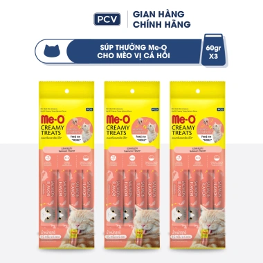 Combo 3 gói Súp Me-O 60gr 12 thanh 8 vị - Tặng nón BH HĐ299k - 135k 5