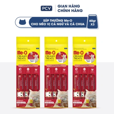 Combo 3 gói Súp Me-O 60gr 12 thanh 8 vị - Tặng nón BH HĐ299k - 135k 6