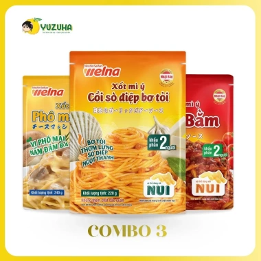Combo 3 Gói Xốt Mì Ý Nisshin Seifun Welna – Cho 2 Người, Giá Ưu Đãi 128,250₫ 3