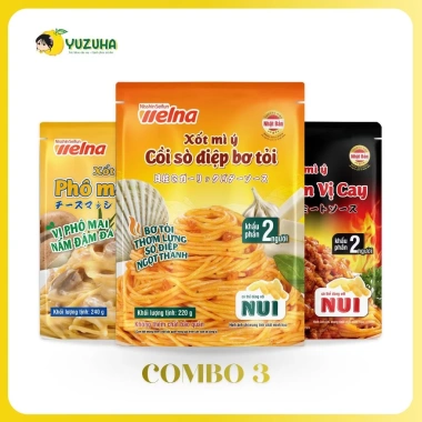 Combo 3 Gói Xốt Mì Ý Nisshin Seifun Welna – Cho 2 Người, Giá Ưu Đãi 128,250₫ 4