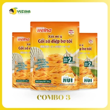 Combo 3 Gói Xốt Mì Ý Nisshin Seifun Welna – Cho 2 Người, Giá Ưu Đãi 128,250₫ 5
