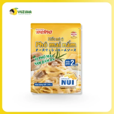 Combo 3 Gói Xốt Mì Ý Phô Mai Nấm Nisshin Welna 240g Cho 2 Người, Giá 142.500