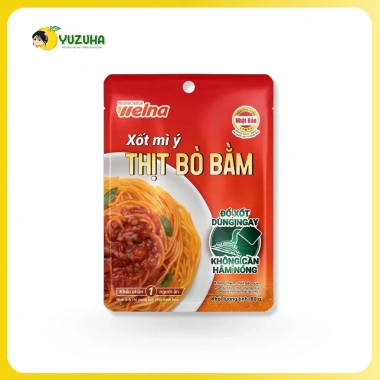 Combo 3 Gói Xốt Mì Ý Thịt Bò Bằm Nisshin Seifun Welna Không Cần Hâm Nóng, 71.250đ