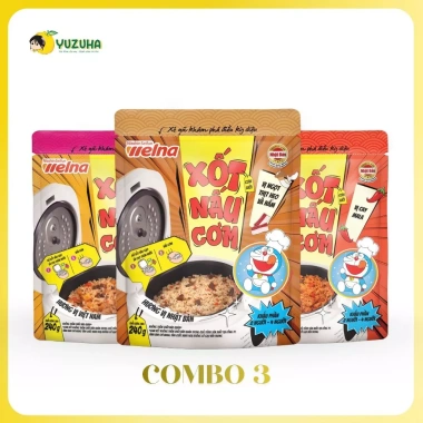 Combo 3 Gói Xốt Nấu Cơm Nhiều Vị Nisshin Seifun Welna 240g Khẩu Phần 3 Người 142.500 VND