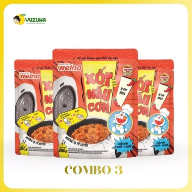 Combo 3 Gói Xốt Nấu Cơm Nhiều Vị Nisshin Seifun Welna 240g Khẩu Phần 3 Người 142.500 VND
