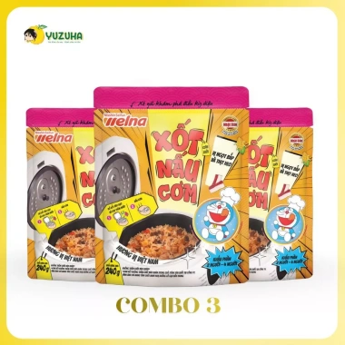 Combo 3 Gói Xốt Nấu Cơm Nhiều Vị Nisshin Seifun Welna 240g Khẩu Phần 3 Người 142.500 VND