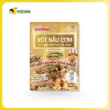 Combo 3 gói xốt nấu cơm vị ngọt thịt heo nấm Nisshin Seifun Wel 240g cho 3 người 142.500₫ 3