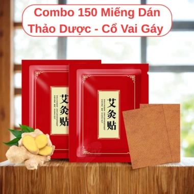 Combo 3 Hộp 150 Miếng Dán Ngải Cứu Làm Nóng Giảm Đau Nhức Mỏi Toàn Thân 25.000 VND