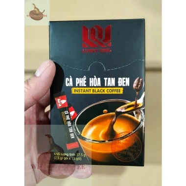 Combo 3 hộp 45 gói 2.5g Cà phê hòa tan đen Luwak King Coffee - Giá giảm 124.600₫