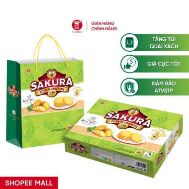 Combo 3 Hộp Bánh Quy Tùy Chọn 400gr + Túi Quai Xách - Giá 168.000đ, tiết kiệm 50k 2 Combo 3 Hộp Bánh Quy Tùy Chọn 400gr + Túi Quai Xách - Giá 168.000đ, tiết kiệm 50k 2