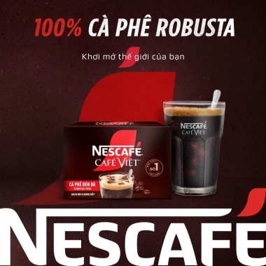 Combo 3 Hộp Cà phê đen hòa tan NESCAFÉ CAFÉ VIỆT - Cà o trúng thưởng Tết 2.026, chỉ 217.000₫ giá gốc 260.400₫