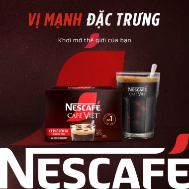 Combo 3 Hộp Cà phê đen hòa tan NESCAFÉ CAFÉ VIỆT - Cà o trúng thưởng Tết 2.026, chỉ 217.000₫ giá gốc 260.400₫