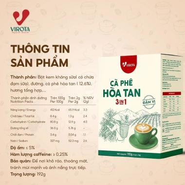 Combo 3 Hộp Cà Phê Hòa Tan 3in1 Đậm Vị-12 Gói 16g Robusta, Giá Ưu Đãi 123.000₫