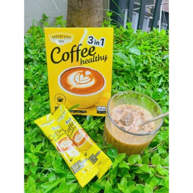 Combo 3 Hộp Cafe Healthy Greenfram Ít Đường Ăn Kiêng + Tặng Ly - Giá 189k 3