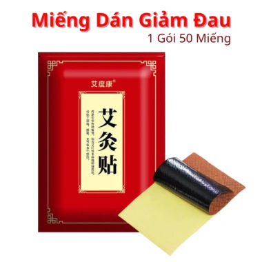 Combo 3 Hộp Cao Dán Ngải Cứu DIDOOGLT Giảm Đau Vai Gáy, Thắt Lưng, Đầu Gối, Xương Khớp 25.000 VND 9