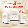 Combo 3 hộp Collagen Extra Gold - Sáng da, giảm nám, da mịn, giá ưu đãi 1.05 triệu