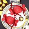 Combo 3 Hộp Giấy Hình Kẹo 14x5cm Giỏ Quà Tết Hộp Hoa Văn Thắt Nơ H04 Đựng Socola Bánh Kẹo 24.380 VND 2