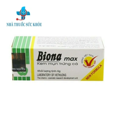 Combo 3 hộp Kem mụn trứng cá Biona Max chính hãng - Giảm giá 17% chỉ 75k