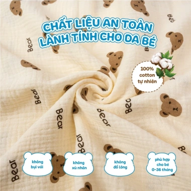 Combo 3 hộp khăn sữa Muslin Organic cao cấp - Mềm mịn, thấm hút tốt, giảm giá 257k
