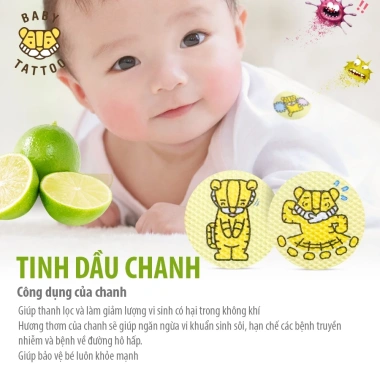 Combo 3 Hộp Miếng Dán Chống Muỗi Côn Trùng BABY TATTOO Hương Thảo Dược Nhẹ Nhàng - 24 miếng/hộp, giảm còn 550k VND 3 Combo 3 Hộp Miếng Dán Chống Muỗi Côn Trùng BABY TATTOO Hương Thảo Dược Nhẹ Nhàng - 24 miếng/hộp, giảm còn 550k VND 3