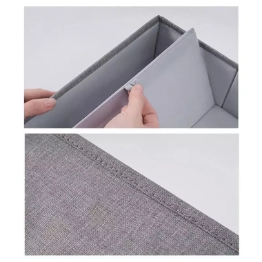 Combo 3 Hộp Vải Đa Năng Cao Cấp - Thùng Quần Áo Gọn, Quai Xách Tiện Lợi, 36.000₫ 3