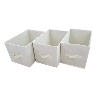Combo 3 Hộp Vải Đa Năng Cao Cấp - Thùng Quần Áo Gọn, Quai Xách Tiện Lợi, 36.000₫ 4
