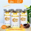 Combo 3 hũ Granola 500g 20% Yến Mạch 3 vị Mật Ong-Matcha-Chocolate - Hạt ngũ cốc dinh dưỡng tiện lợi, giảm giá 379.000₫ 2
