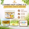 Combo 3 Hũ Mứt Gừng Viên QNA Farm 3 Vị Truyền Thống - Chanh Muối, Chanh Sả 95g 132k