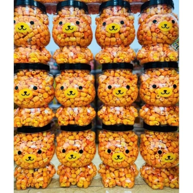 Combo 3 hũ Nui cỡ đại chiên bơ cay ngọt, hũ gấu xinh 300gr, giấy VSATTP - giá chỉ 49.900đ 4