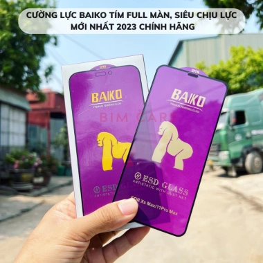 Combo 3 Kính Cường Lực BaiKo Tím Màn Chống Bụi và Ốp Trong Tặng Kèm BIMCARE 115k 3 Combo 3 Kính Cường Lực BaiKo Tím Màn Chống Bụi và Ốp Trong Tặng Kèm BIMCARE 115k 3