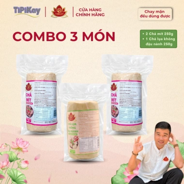 Combo 3 Loại Chả Chay 250g - Chay Mặn Đều Dùng Được, Giá Giảm 145k TiPiKay Shop 8