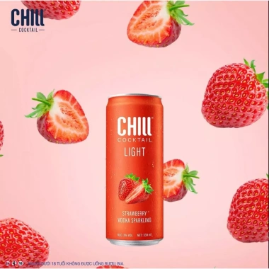 Combo 3 lon Nước Trái Cây Lên Men Chill Cocktail 320ml - Chỉ 90k, Tươi mát 5
