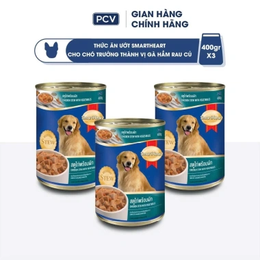 Combo 3 lon Pate SmartHeart 400gr - Tặng Set Nón và Yếm - Giá chỉ 126.900 VND 3 Combo 3 lon Pate SmartHeart 400gr - Tặng Set Nón và Yếm - Giá chỉ 126.900 VND 3