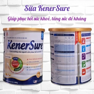 Combo 3 lon Sữa KENERSURE 800g (HSD mới) - Giá ưu đãi 1.227.000đ, tăng sức đề kháng, phục hồi nhanh
