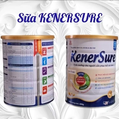 Combo 3 lon Sữa KENERSURE 800g (HSD mới) - Giá ưu đãi 1.227.000đ, tăng sức đề kháng, phục hồi nhanh