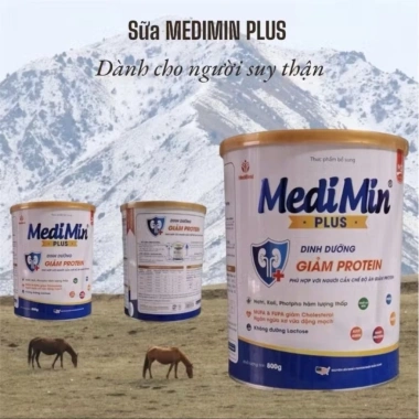 Combo 3 lon Sữa MediMin Plus 800g - Dinh dưỡng hỗ trợ thận, giảm giá 21% chỉ 1.195.000₫